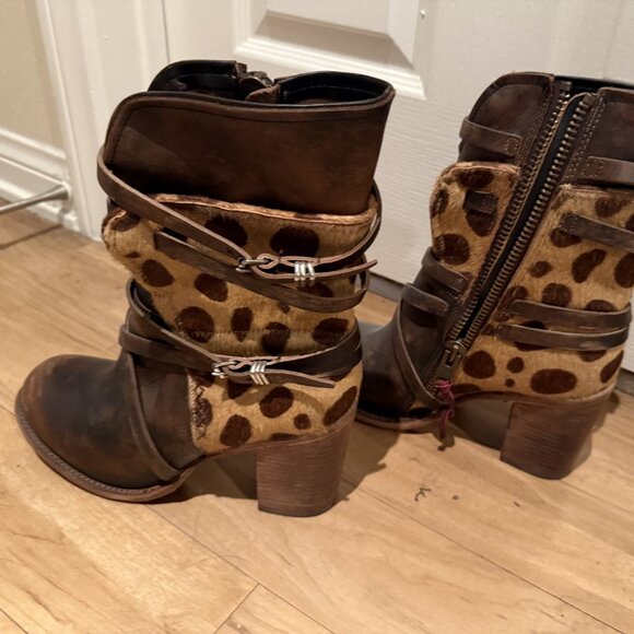 Freebird by Steven Shoes - Freebird Baker - Leopard Pony Hair